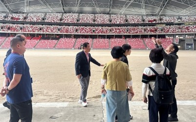 (사진1)이현재 하남시장, 싱가포르 복합개발 성공사례에서 하남시의 미래를 보다.jpg width: 100%; height : 150px